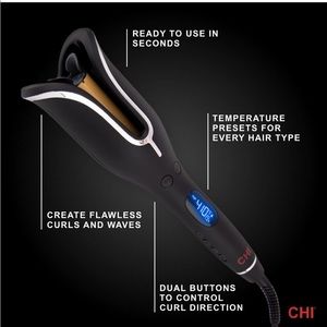 CHI Spin N Curl... Ideal for Shoulder-Length Hair between 6-16” inches